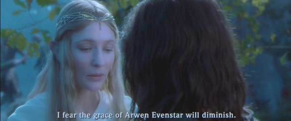 lord of the rings arwen and aragorn quotes